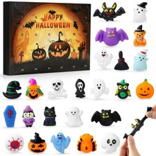 Halloween Advent Calendar Squishy Toys 24 Days, Advents Calendar for Kids, Boys
