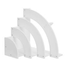 Scaffale Espositore a Livelli per Miniature Angolare Multistrato Artigianato Fiera Rack