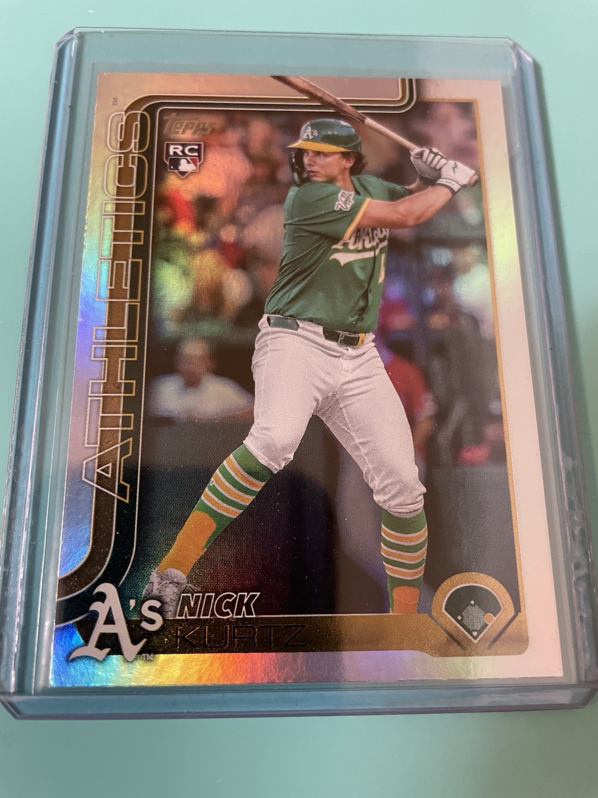 2025 Topps Update Series - Nick Kurtz #US201 Rainbow Foil (RC)