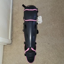 Nike Diamond Elite Leg Guards BNWT Dark Gray Pink FJ7757-908 17"  MSRP $300