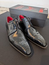 Jeffery West Size 8 New Men's Leather Shoes Black