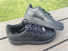 Nike Air Force 1 le Triple Black Size Y4.5 / W6 FV5951-001 BRAND NEW IN BOX