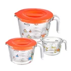 EJIRY x Miffy Heat-Resistant Glass Measuring Cup 250ml / 500ml / 1000ml Official
