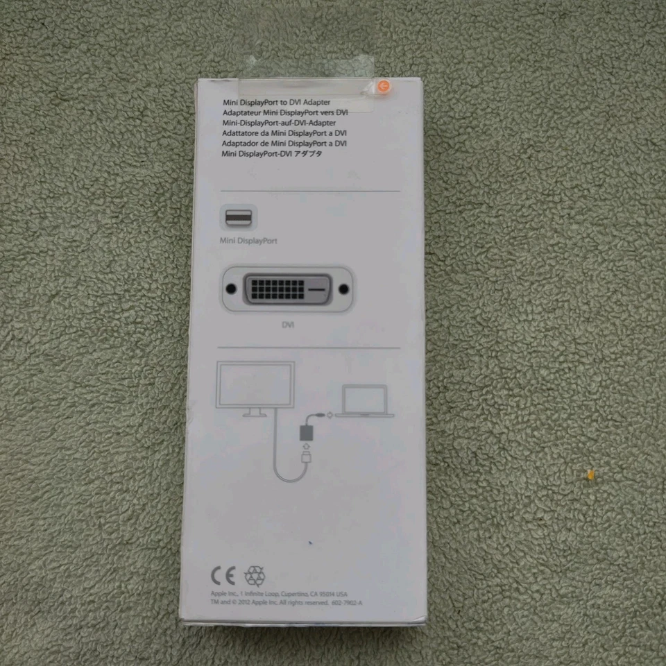 Adaptateur Apple Mini DisplayPort vers DVI MB570Z/B - Original Officiel adapter - Photo 2/4