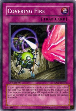 YuGiOh Covering Fire SD10-EN036 Common Englisch Excellent 1st