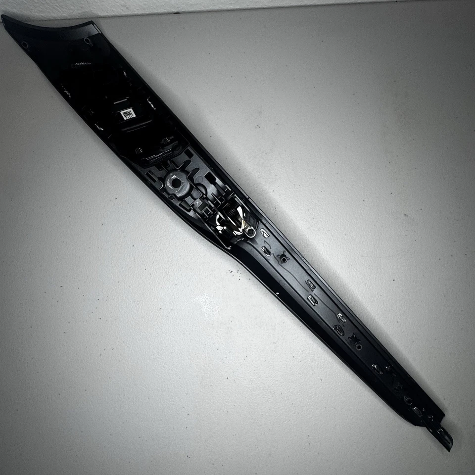 Moldura de manija de puerta interior lateral de paso delantero derecho Ford Fusion 13-16 OEM Foto 3 de 4