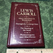 Lewis Carroll Alice In Wonderland Looking Glass Faux Leather Jabberwocky Snark