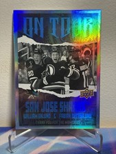 2024-25 Upper Deck Series 2 WILLIAM EKLUND FABIAN ZETTERLUND #OT-8 ON TOUR