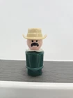 Vintage Fisher Price Little People Whoops Zoo Keeper With White Scarf