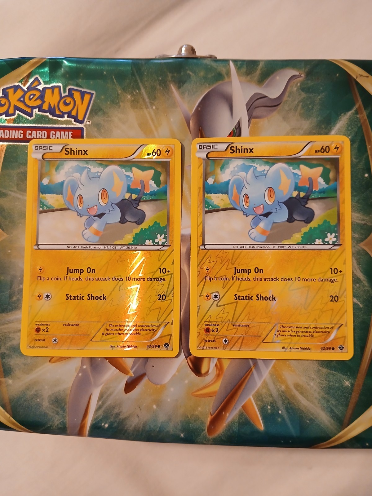 Pokemon Card - Shinx Next Destinies 42/99 Reverse Holo NM