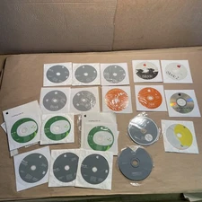 Lot of Assorted Apple Mac Software Discs: iMac G5, Life ‘05, iBook, iPod, iMovie