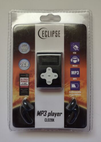 Eclipse CLD2BK 2GB MP3 Player New in Package from the 2000's