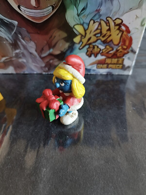 Smurfette Noel Christmas Smurfs 1982 Smurf Figure Smurf