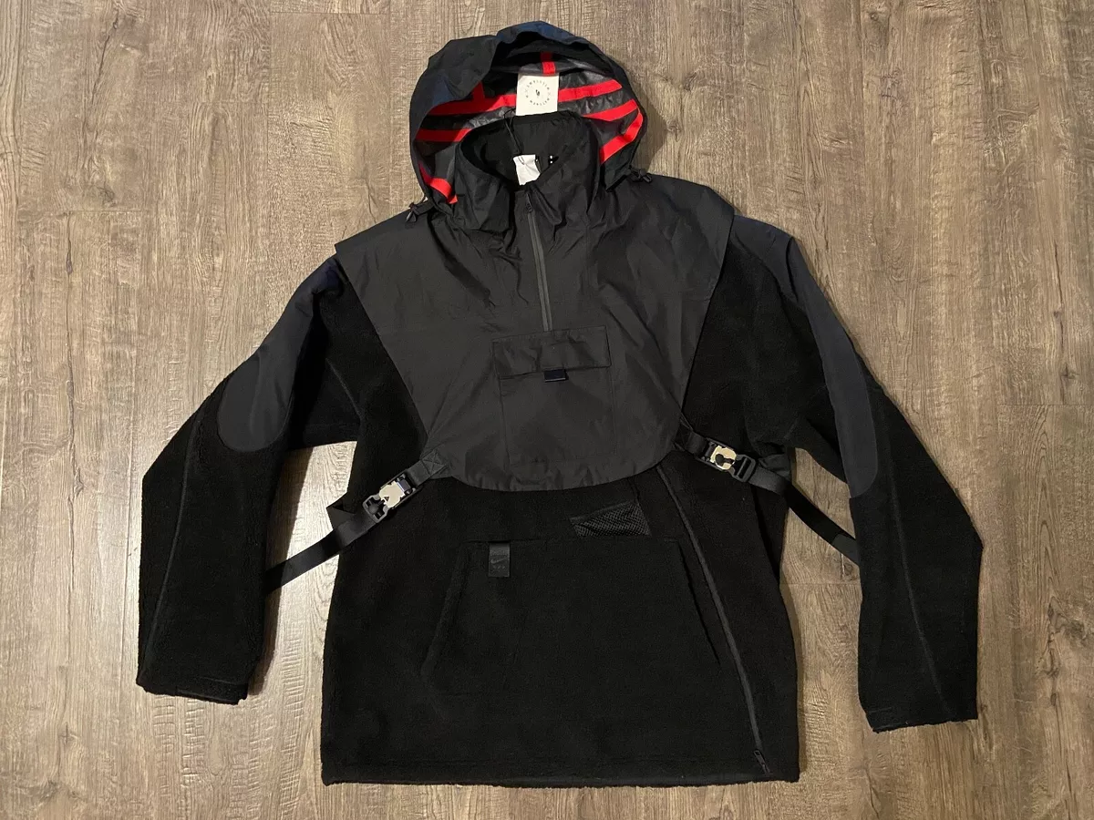 Nike NikeLab x MMW Matthew Williams Sherpa Jacket Black CK1541-010 Men's LARGE