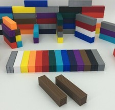 NEW 2 40' Shipping Containers - N Scale 1:160 - BROWN - ALL COLORS AVAILABLE
