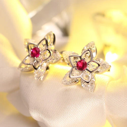 Runde Synthetisch Hergestellt Mode-Ohrschmuck