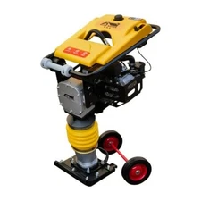 6.5HP 196cc Gas Power Jumping Jack Tamper Rammer Dirt Plate Compactor #967004