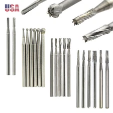 Dental Carbide Burs Surgical Long 25mm /19mm Shank High SpeedRound Friction Grip
