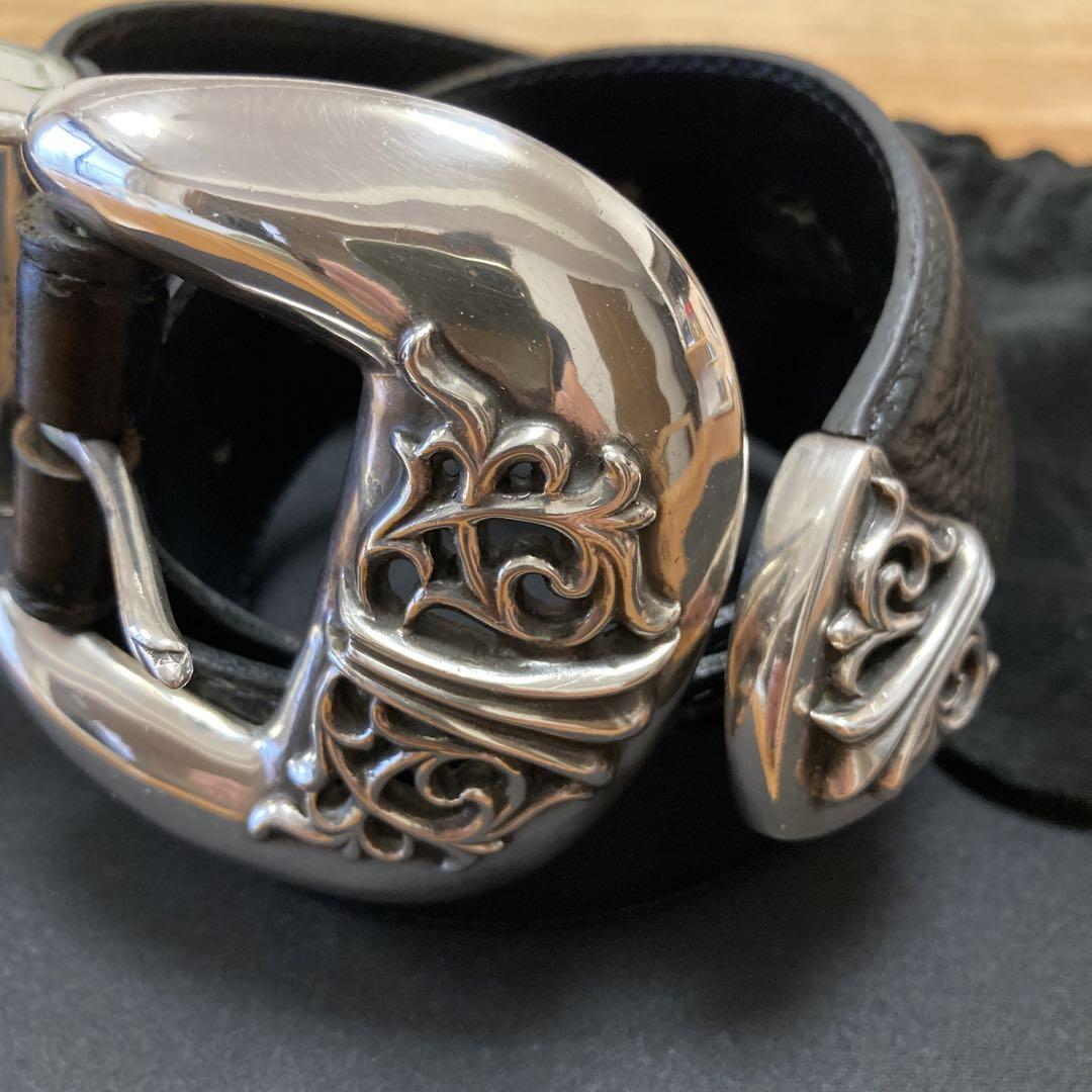 CHROME HEARTS BLT CLASSIC 3PC Classic 3PC Leather Belt 32 CHROME HEARTS BLT CLASSIC 3PC Classic 3PC Leather Belt 32