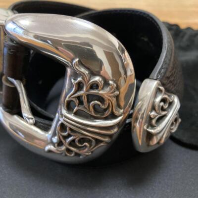 CHROME HEARTS BLT CLASSIC 3PC Classic 3PC Leather Belt 32 CHROME HEARTS BLT CLASSIC 3PC Classic 3PC Leather Belt 32