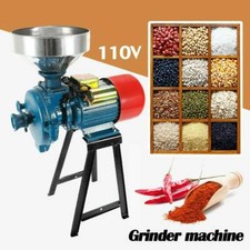Molinillo Eléctrico Alimentación Húmeda y Seca Molino de Harina Cereales Grano Maíz Trigo 110V 3000W