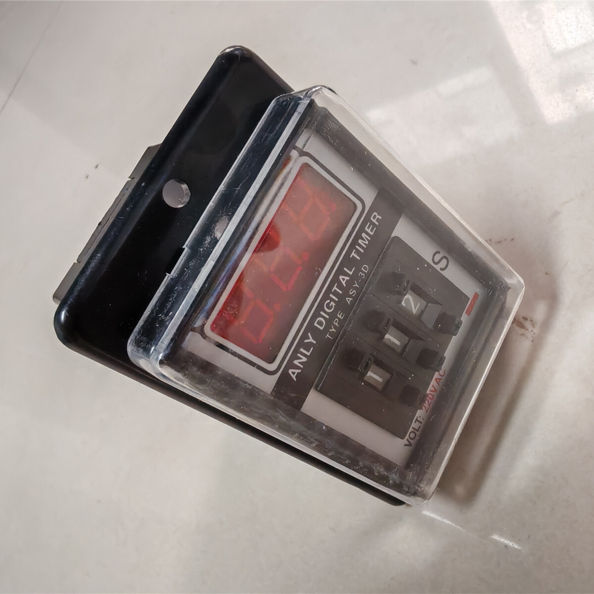 US Stock 1Pc ASY-3D Pro AC220V Power ON Delay Timer Time Relay 0.1S ~ 999S