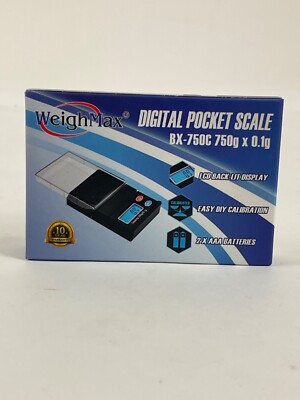 Digital Scale - WeighMax Digital Pocket Scale BX-750C New