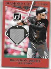 BRANDON DRURY PREMIUM LOT: GAME USED+11 MLB ROOKIES,& 11MINT ALL DIFFERENT CARDS