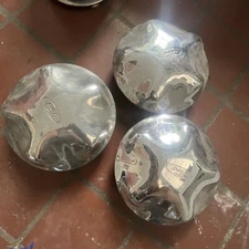 (3) 1997-2004 Ford F150 Expedition Chrome center cap YL341A096GB Set Of 3