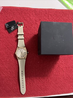 Armani Exchange Analog Quartz Silicone Strap Men Watch AX2813 | eBay