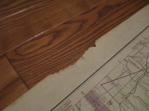 Vintage 1945 Cleveland Ohio Aeronautical Navigation Chart Map WW2 Era Large 44" - Picture 10 of 18