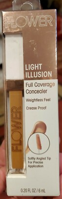 Flower Light Illusion Full Coverage Concealer Weightless Crease Proof D2-3 Deep
