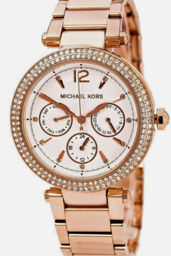 Michael Kors Ladies Parker Multifunction Rose Gold-Tone Watch - MK5781  796483000254 | eBay