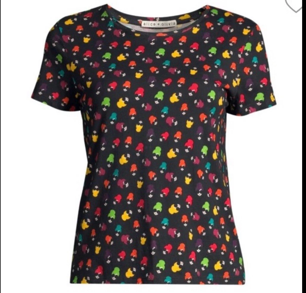 アリスアンドオリビア ステイシーTシャツ M/L alice + olivia アリスアンドオリビア Tシャツ 半袖 ステイシー S