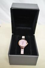 NEW Emporio Armani Swiss Made Special Ed Pink Lizard Leather Watch ARS8151 $1095