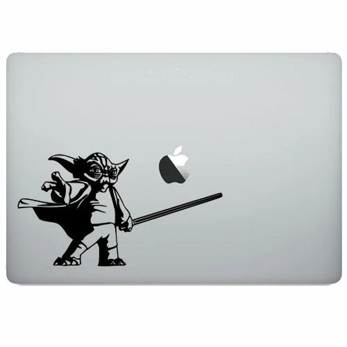 Star Wars Yoda Jedi for Macbook Air Pro Laptop Car Window Vinyl Decal Sticker - Image 2 of 4