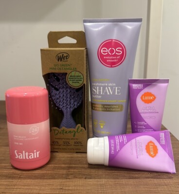 Shower & Bath Essentials Bundle  (Saltair, Lume, eos, Wet Brush)  - NEW