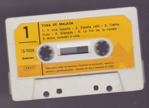 Tuna De Malaga - Cassette Tape - Picture 4 of 4