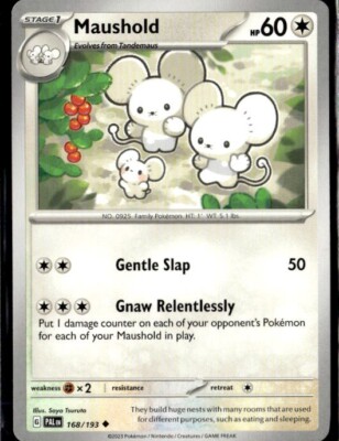 2023 SCARLET & VIOLET PALDEA EVOLVED Maushold - 168/193
