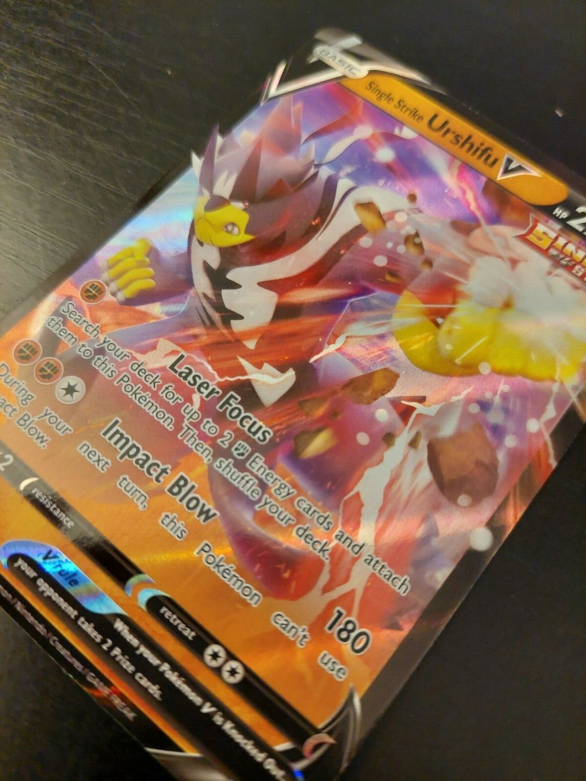 Single Strike Urshifu V (85/163) Full-Art Pokemon card