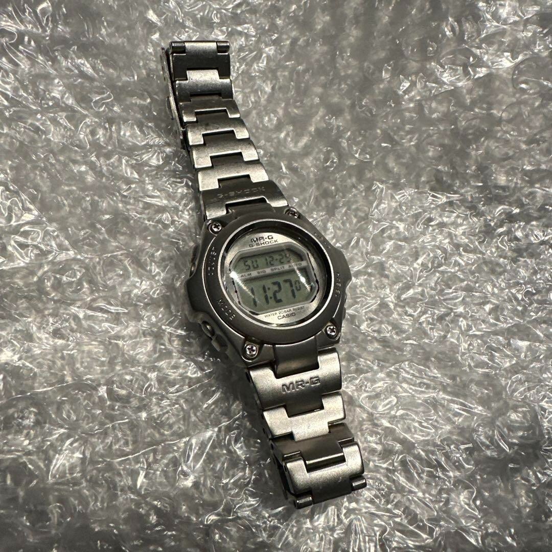 CASIO G-SHOCK MR-G MRG-100 Stainless Steel USED working ok CASIO G-SHOCK MR-G MRG-100 Stainless Steel USED working ok