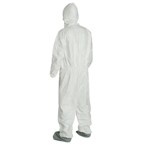 Dupont Disposable Tyvek Protective Coverall Clean Paint Bunny Suit Hood & Boots image 3