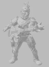 Deranged Male Mutant - Return to the Badlands - Mini - EC3D - Cyber Punk - SciFi