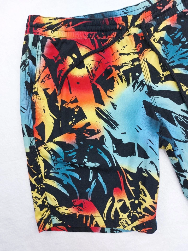 Pantalones Cortos Mossimo Bañador Para Hombres 36 Medianos Traje de Piscina Tropical Hawaiano Surf Playa Foto 3 de 4