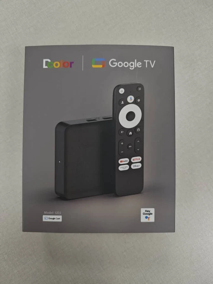 DColor GD2 Box 32GB Google Certified Box 4K Official UK Stock Newest Model - Image 2 of 2
