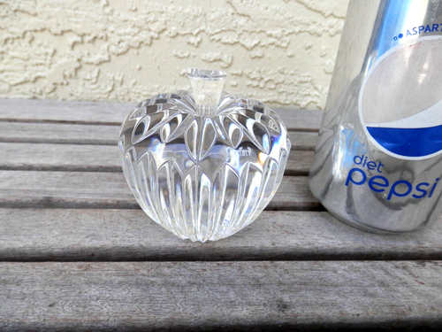 Vtg Signed Waterford Crystal Apple PaperWeight Super Cond Free S/H | eBay