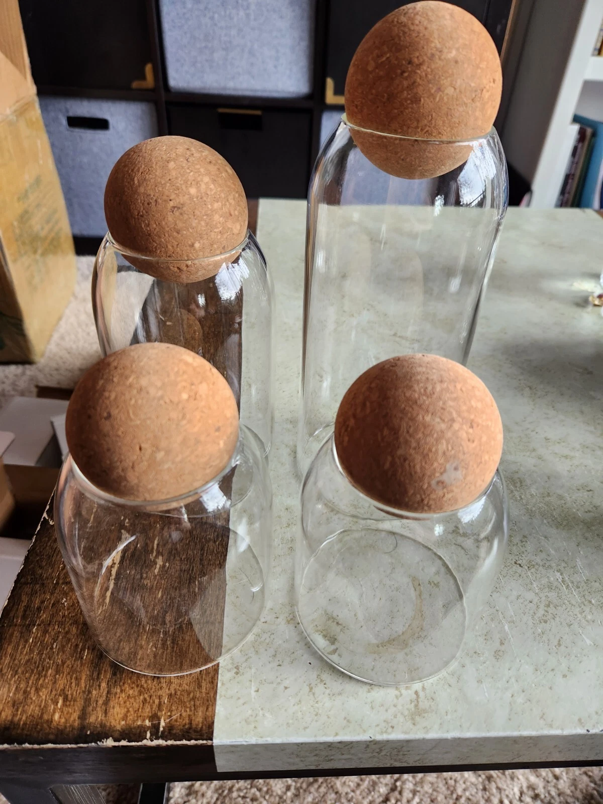 Glass Containers with Lids