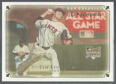 その他 Lincecum 2007 Upper Deck UD Black auto Tim Lincecum 2007 UD Masterpieces RC Card# 82 | eBay