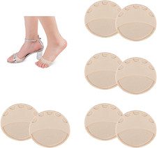 4Pairs Metatarsa Foot Pads Ball of Foot Cushions Honeycomb Fabric Forefoot Pads