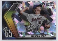 2022 Bowman Chrome Scouts Top 100 Atomic Refractor /150 Jackson Jobe #BTP-65 0g9